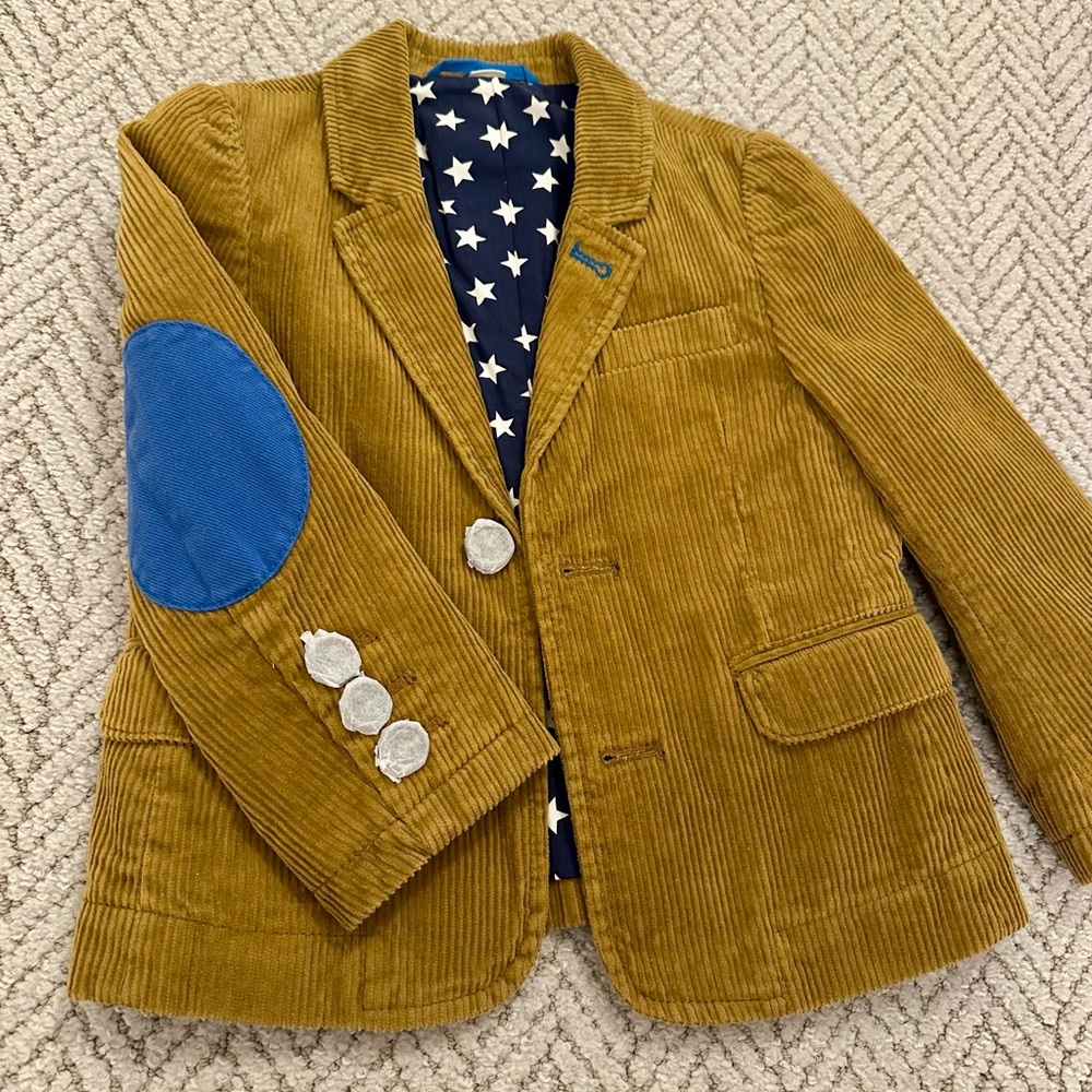 NEW Boden boys corduroy blazer